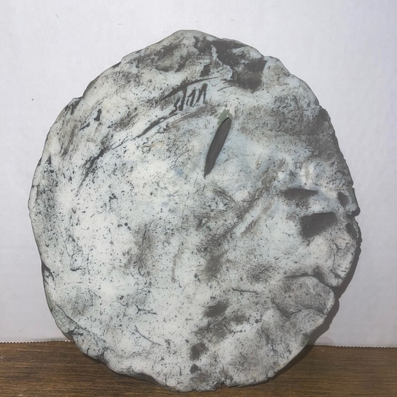 Vintage Shapes of Clay Unicorn Stan Mount St Helen Made of Ash Plaque Wall Art - Picture 2 of 7